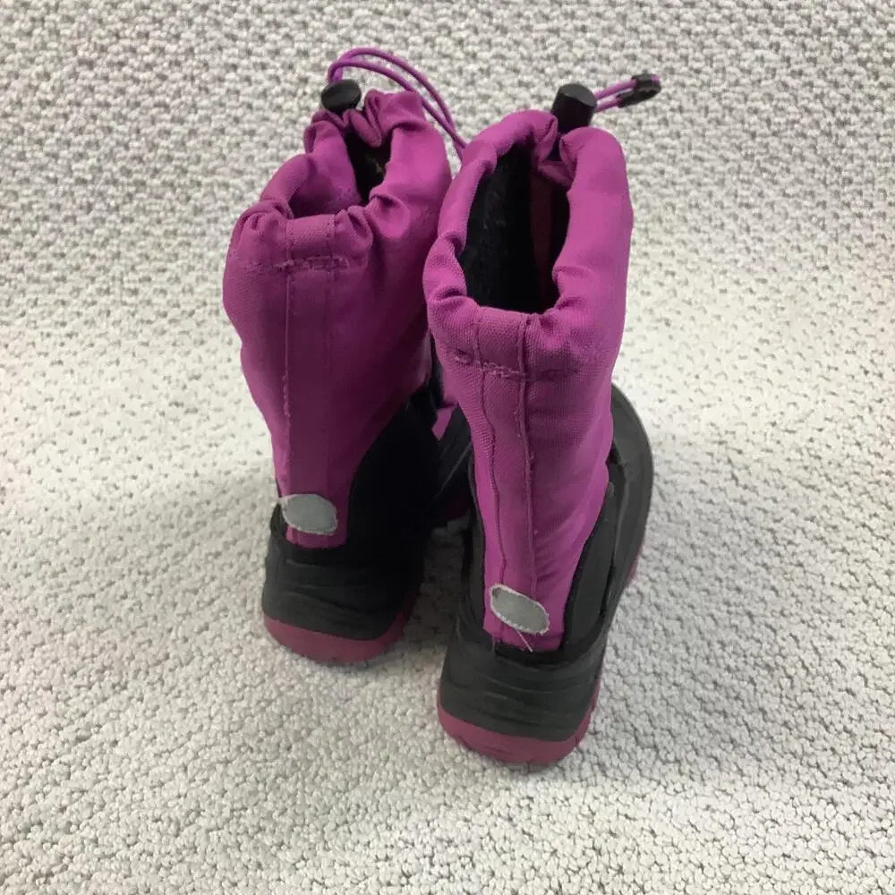 Kamik Snow Boots Youth Size 1 Purple Waterproof Insulated Winter 14083-VIO